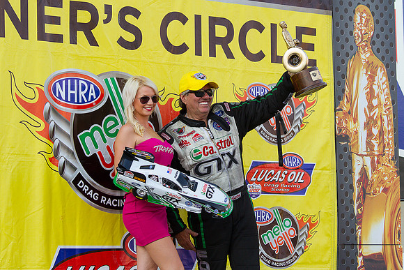 John Force in the Winners Circle